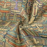 Surfing Tiki Mask Hawaiian Tropical Hawaii Button Down Long Sleeve Shirt - The Palmix